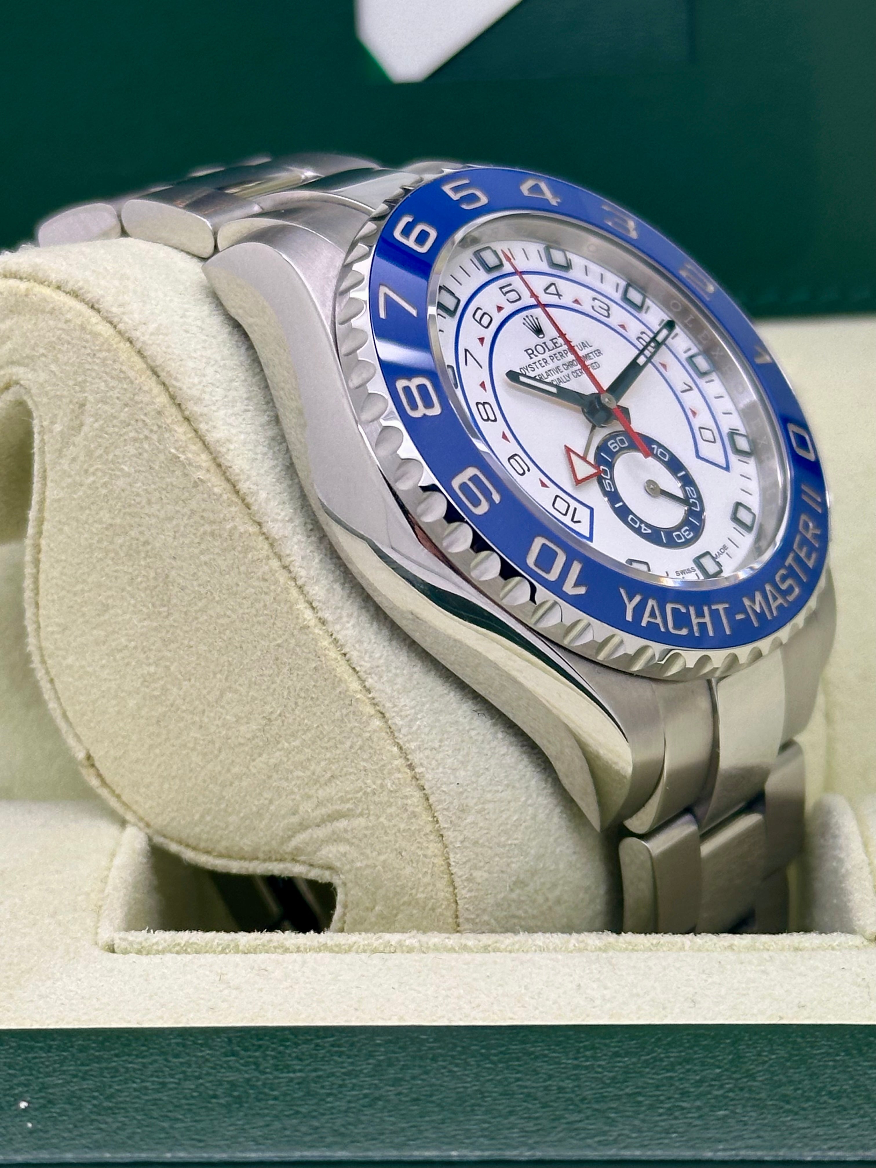 Rolex YachtMaster II acciaio