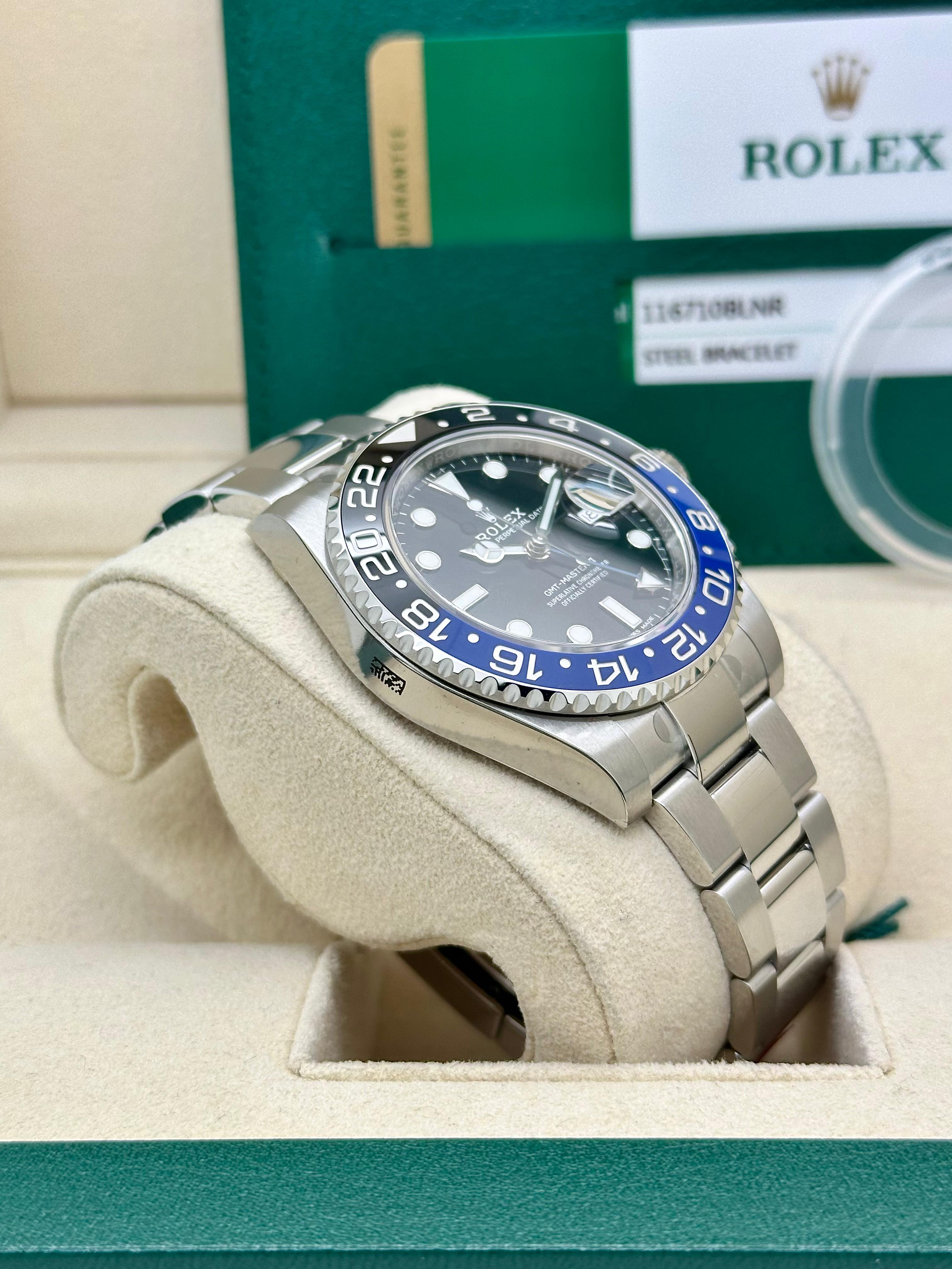 Rolex GMT Master II Batman 116710BLNR Full Stickers Nuovo Ita