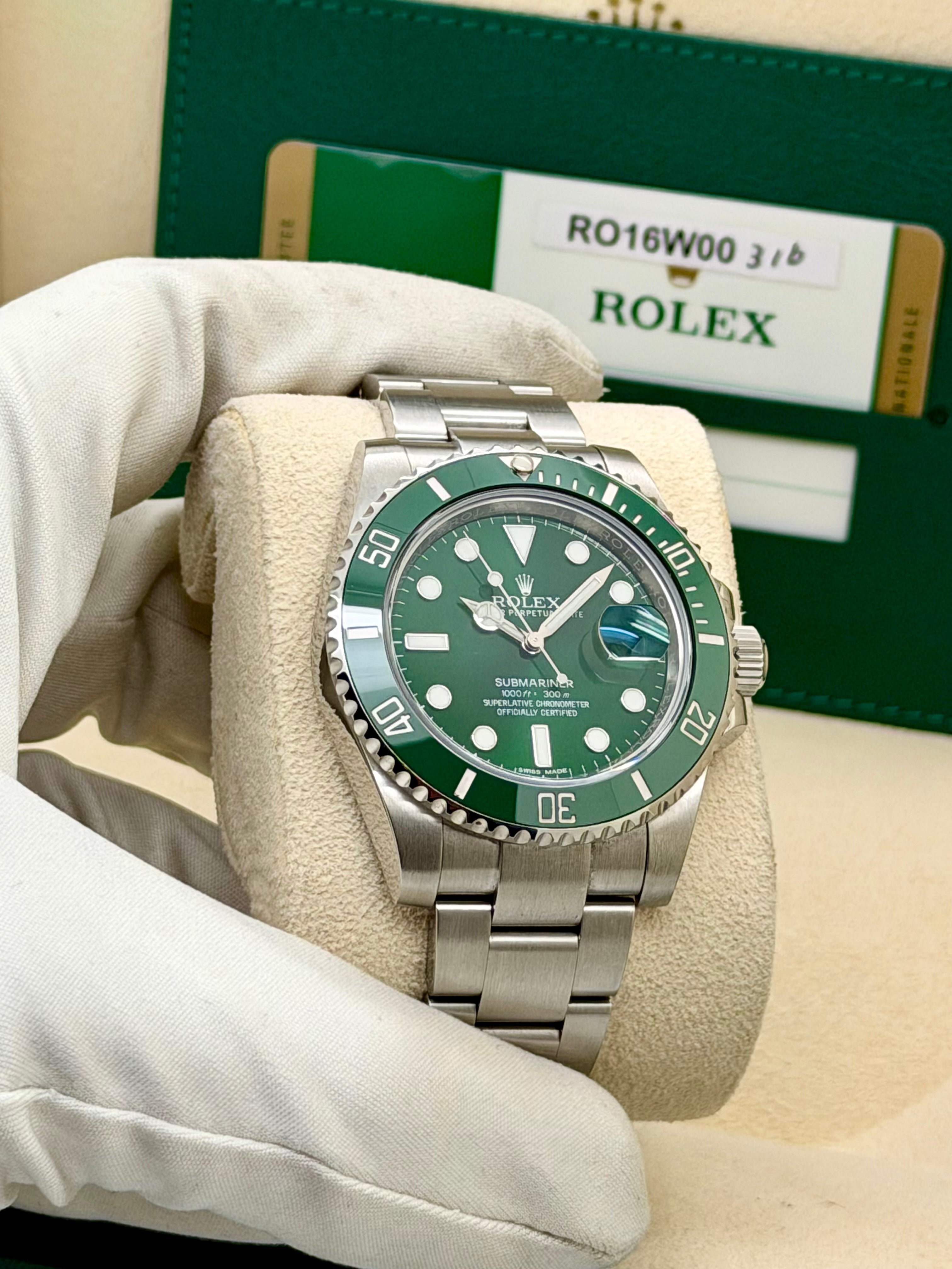 Rolex Submariner Date Hulk 116610LV Full Set