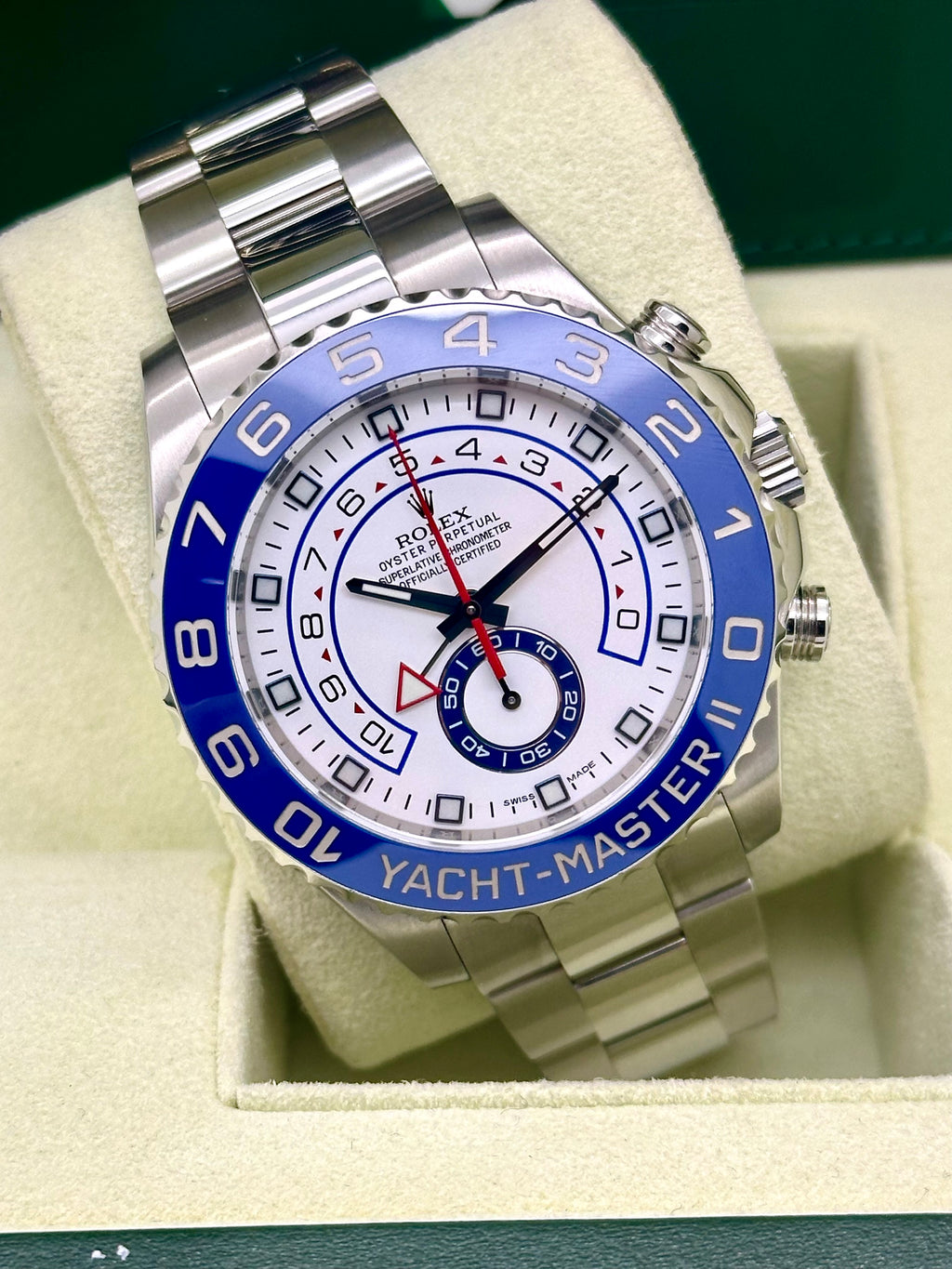 Rolex YachtMaster II acciaio
