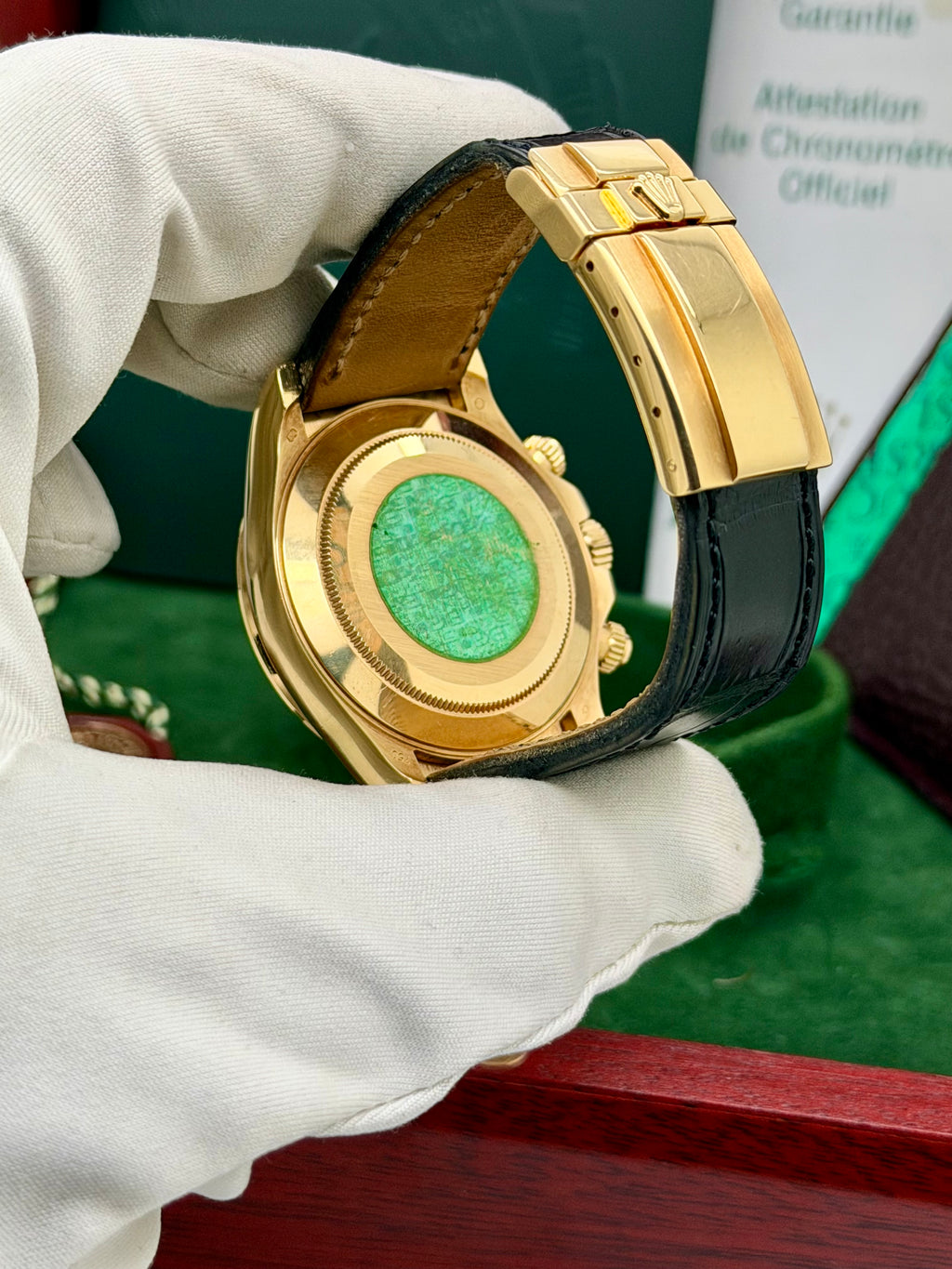 Rolex Daytona 116518 Paul Newman inverso Full Set Never Polished