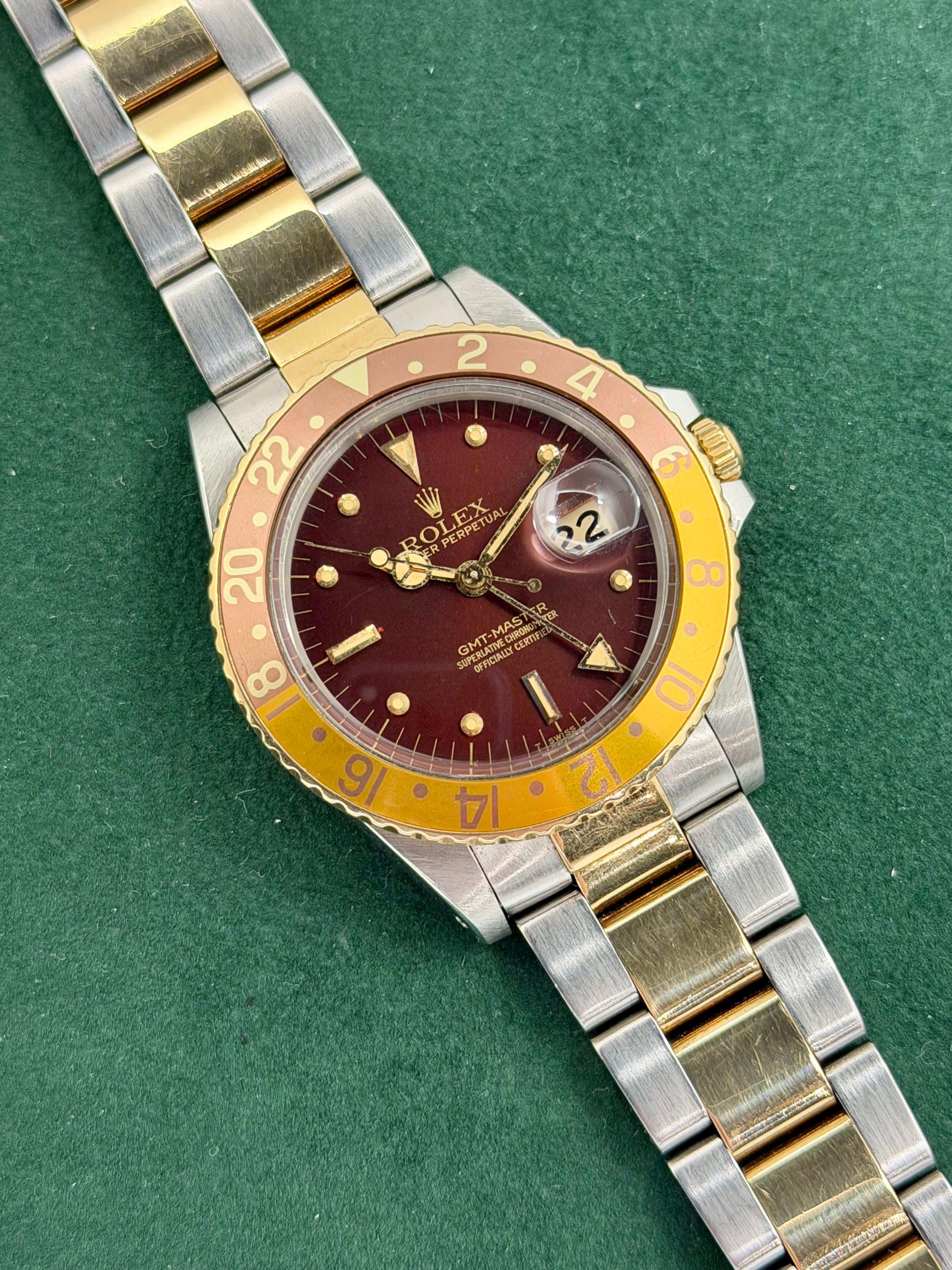 Rolex GMT Master Occhio di Tigre 16753 Nipple Dial