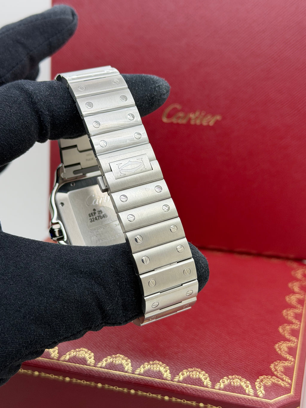 Cartier Santos Green Large Nuovo Full Set 2025