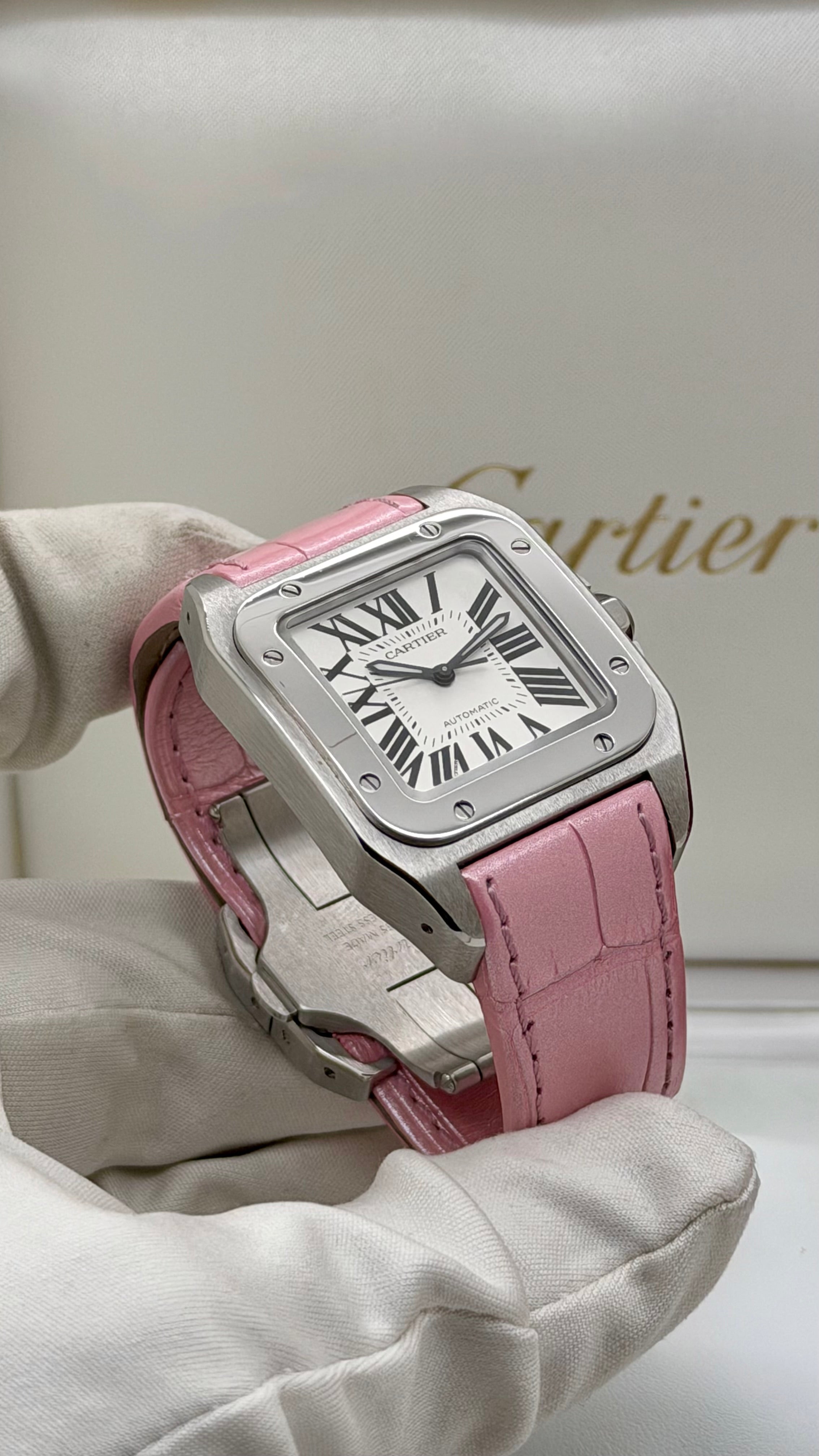 Cartier Santos 100 Medio Full Set ref 2878