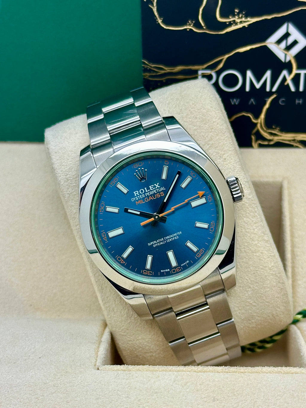 Rolex Milgauss Dial Blu