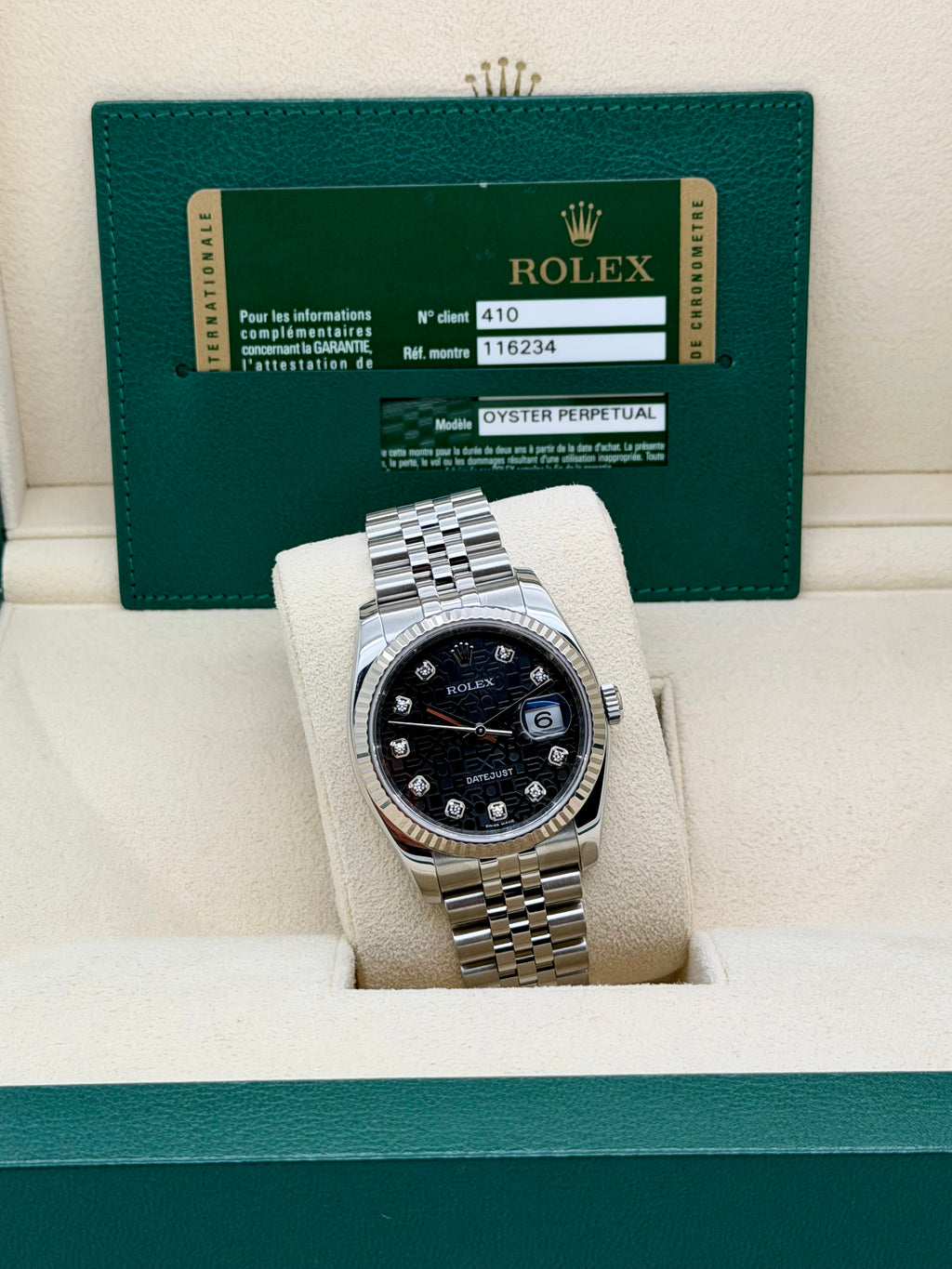 Rolex Datejust 36 116234 Diamanti