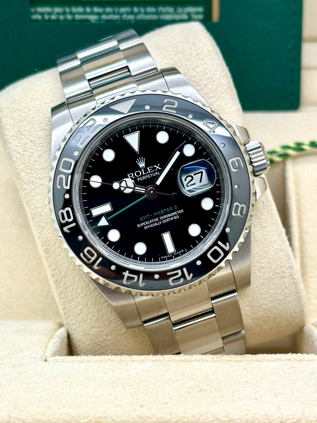 Rolex GMT Master II ceramica acciaio