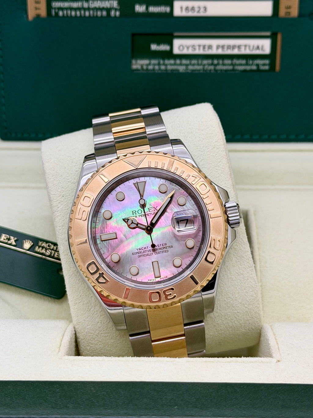 Rolex Yacht Master Mop Dial 16623 Full Set