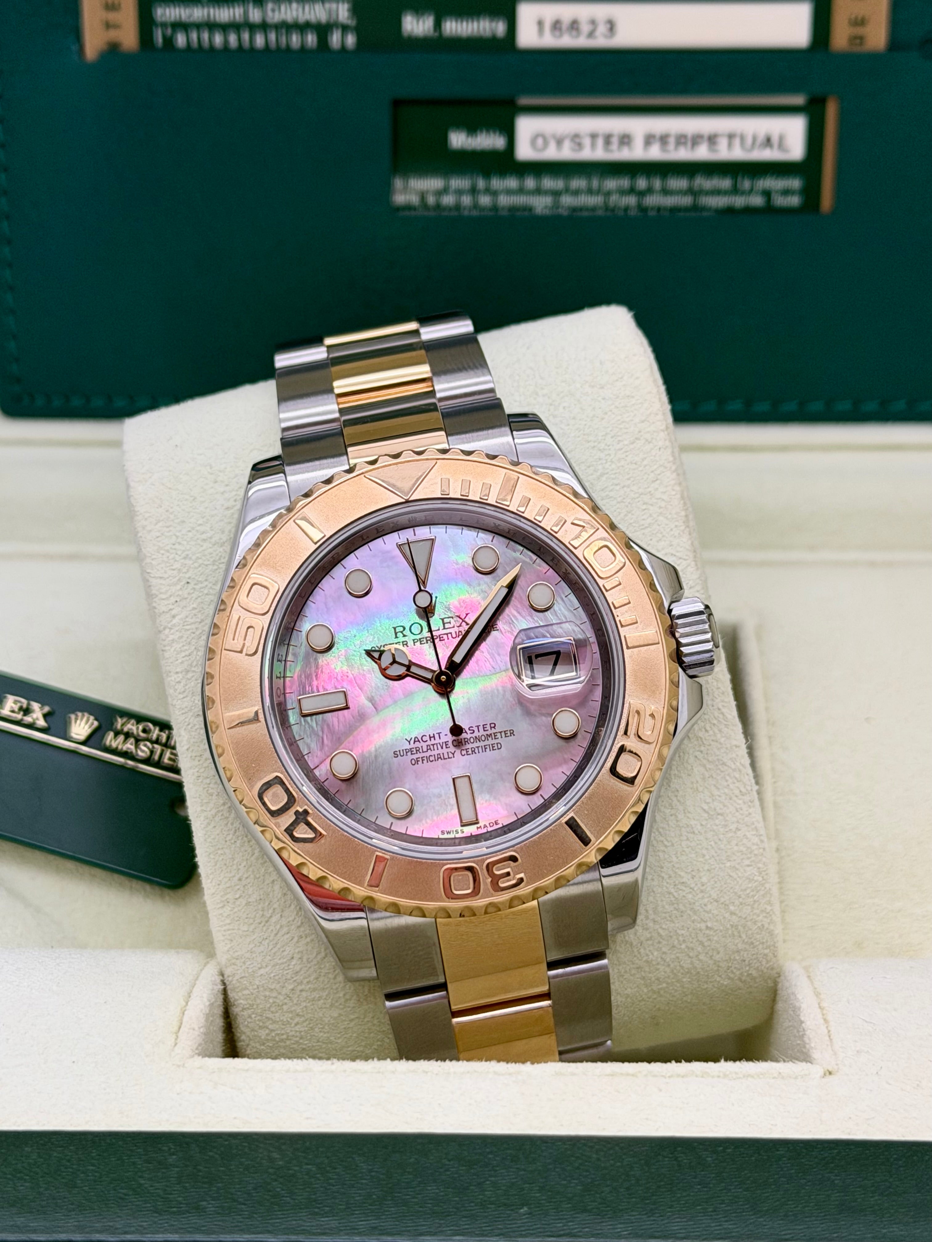 Rolex Yacht Master Mop Dial 16623 Full Set