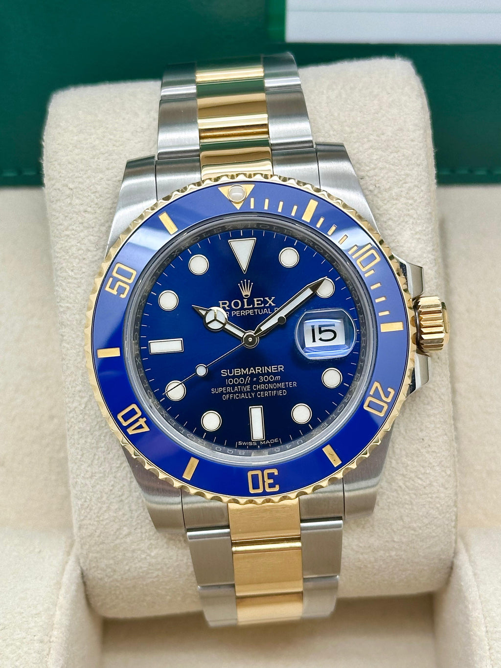 Rolex Submariner ceramica acciaio oro