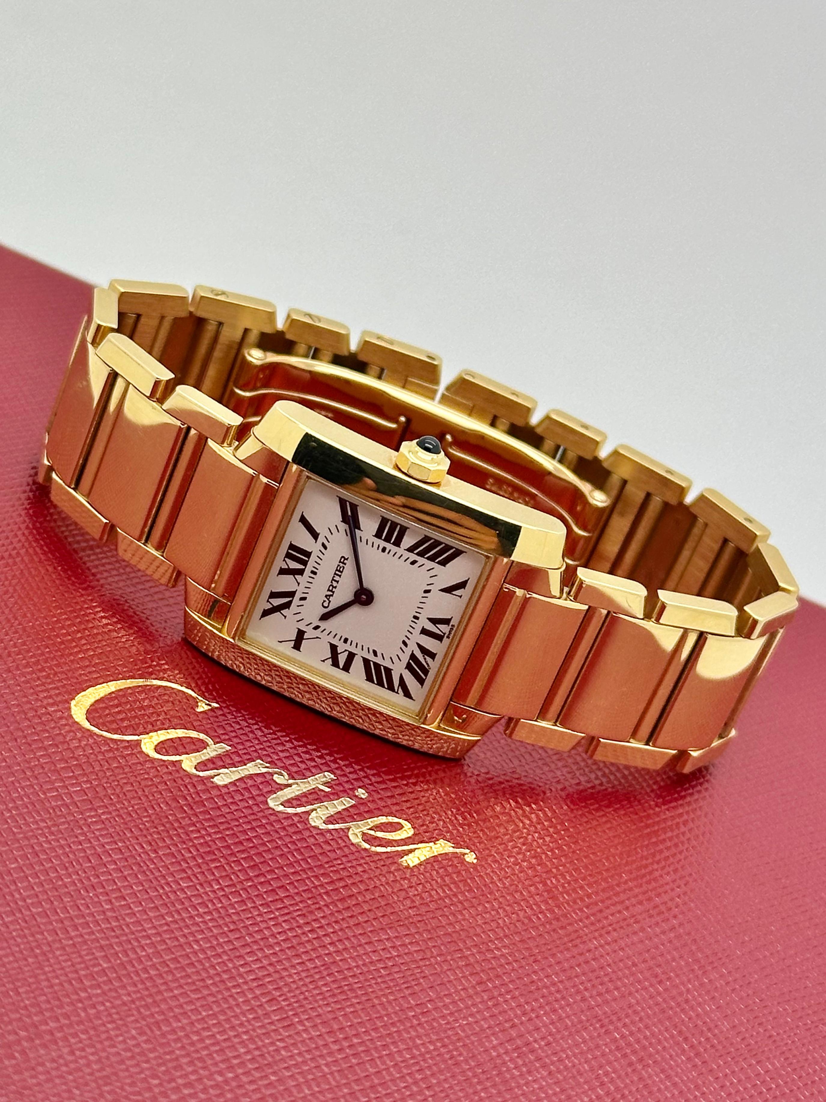 Cartier Tank Francaise Full Gold